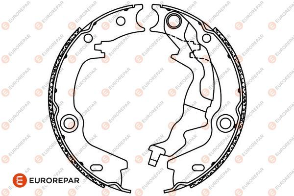 EUROREPAR 1690925080 | El Fren Balatası