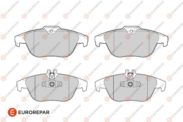 MOPAR (PSA) 1686268480 | Erp Fren Balatası Arka (122mm) Mercedes Benz C218 X218 W204 S204 W212 Gdb1738 (Iam)