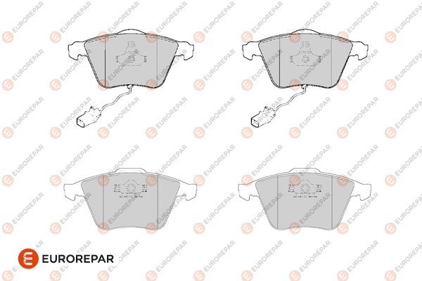 MOPAR (PSA) 1686274680 | Erp Ön Fren Balatası (156mm) Kablolu A4 A6 00-Gdb1554-Gdb1617-Gdb1659 (Iam)