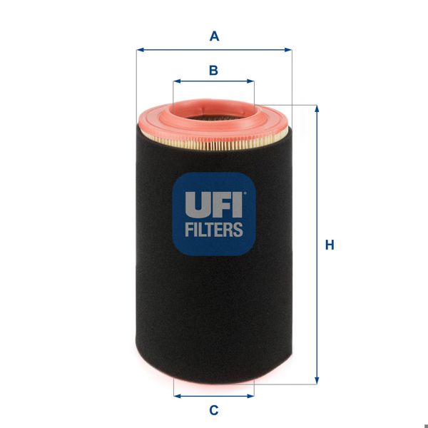 UFI 27.A69.00 | Hava Filtresi (Fiat Ducato 2.3D 06-Citroen Jumper 2.2Hdı 2006-Peugeot Boxer 2.2Hdı 06 -)