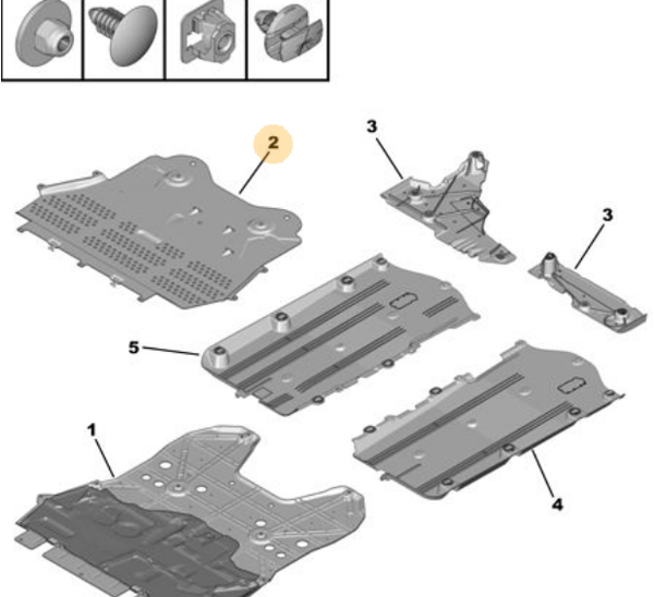 MOPAR (PSA) 9857465480 | Karter Muhafaza (Sac) Kuz Ve Jap Geri Çagırma Kamp.