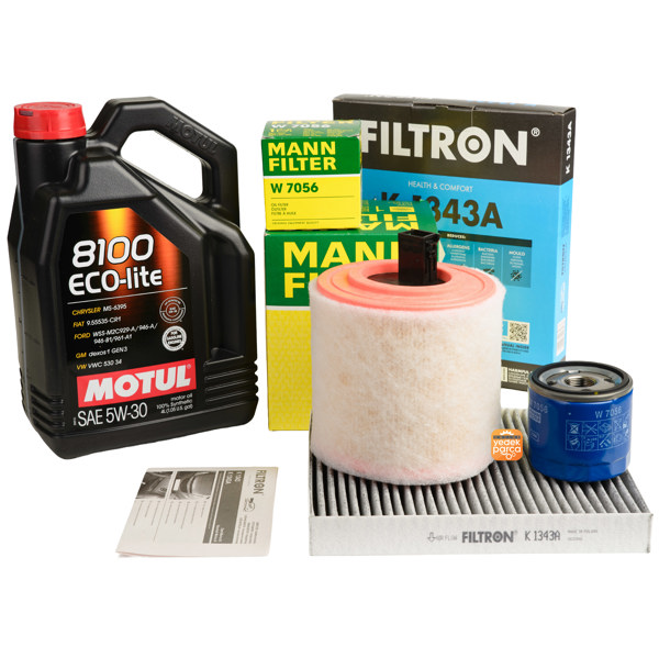 Periyodik Bakım Seti 1.4 Turbo 150 BG Astra K ( Motul 4 LT Dex 1 Gen3 Yağlı )