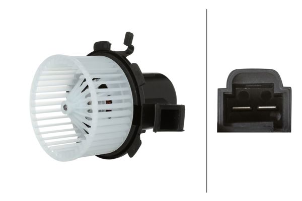 HELLA 8EW 366 400-371 | Kalorifer Motoru Mercedes Smart