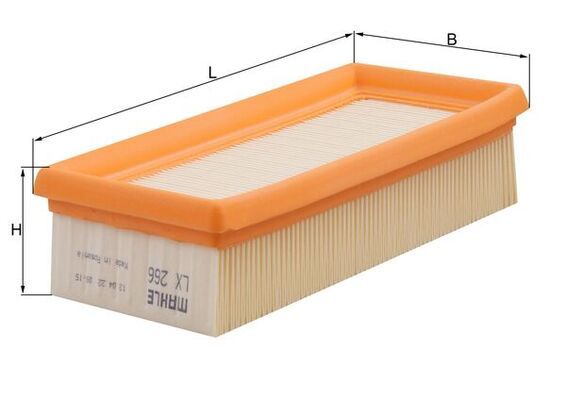 MAHLE LX266 | Hava Filtresi E200l