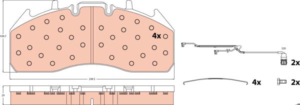 TRW TRW GDB5096 | Fren Balatası