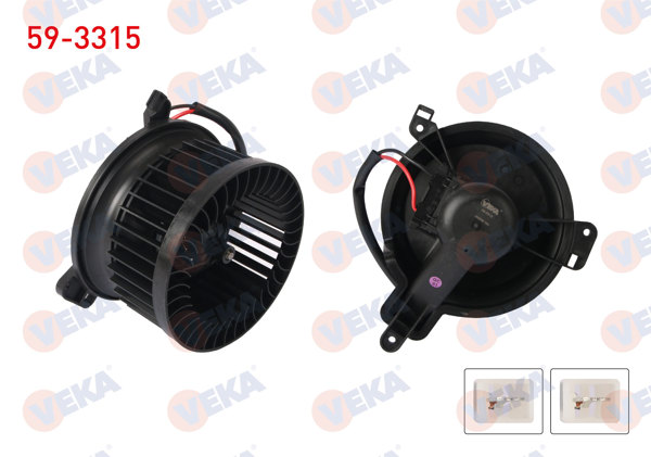 VEKA 59-3315 | Kalorifer Motoru Peugeot Partner 1996-/ Citroen Berlingo 1996 -