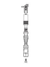 BREMI 197E25 | Buji Kablosu Mercedes-Benz W112 W163 W210 W211 W220 W202 W203 97 > | 1 Adet