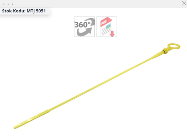 Renault Megane Yağ Çubuğu Yerli Marka