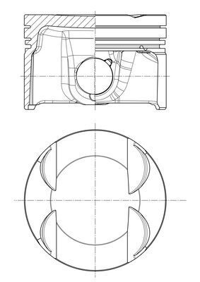 MAHLE 028PI00184000 | Piston