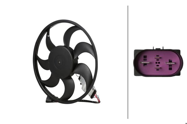HELLA 8EW366420521 | Fan Motoru VW Touareg Q7 Bun Bug Casa Cayenne 3.2