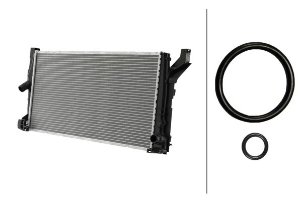 HELLA 8MK366301951 | Radyatör F-45 / 46 / 48 B-38 F-54 / 55 / 56 / 57 B-36 / 38 / 46