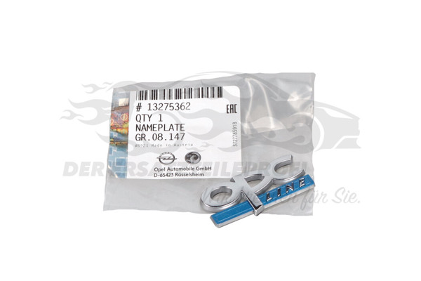 OE-OPEL 13275362 | Yazı Opc Line Çamurluk