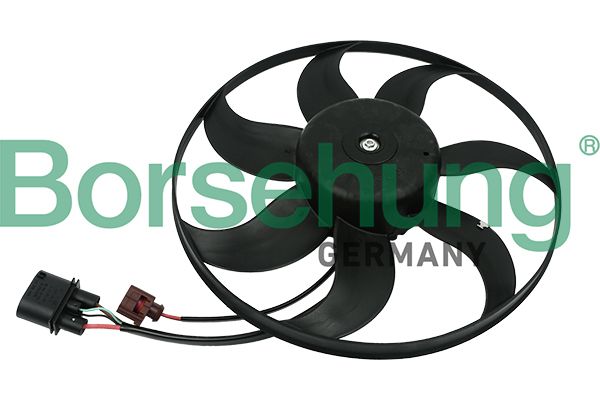 BORSEHUNG B11499 | Fan Motoru Büyük 363 Çap (300 Volt) Golf5-Golf6-Jetta-A3-Leon-Caddy 2004 >