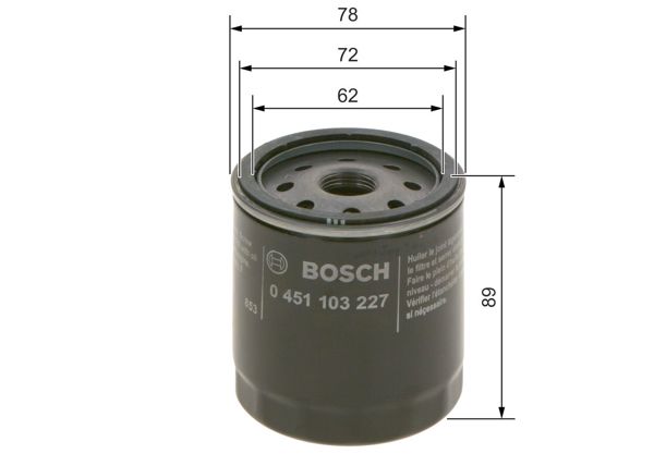 BOSCH 0451103227 | Yağ Filtresi