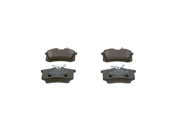 BOSCH 0986494399 | Fren Balatası Arka (Peugeot 2008 I (Cu_) 1.5 Bluehdı 100 18 -)