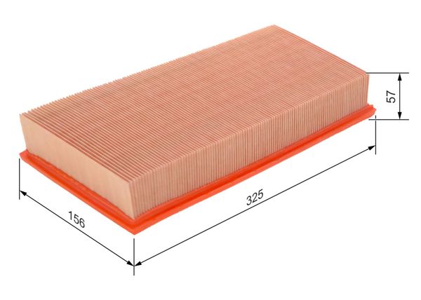 BOSCH 1457432200 | Hava Filtresi P406 Expert Scudo Xantia 2.0 HDI P607 C5 P806 1.9Td 2.0Hdı