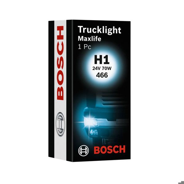 BOSCH 1987302712 | Ampül Trucklıght Maxlıfe 24 V H1 70 W P14.5S H1 P14.5S | 1 Adet