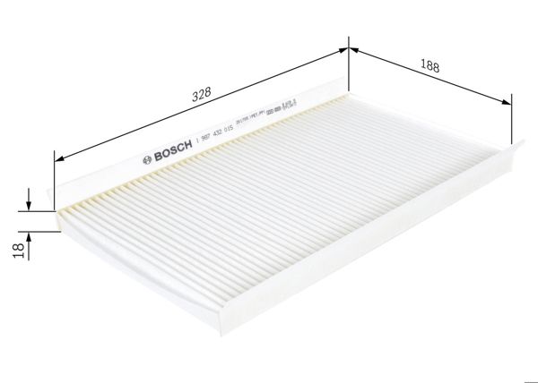 BOSCH 1987432015 | Polen Filtresi