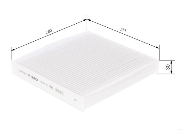 BOSCH 1987432115 | Polen Filtresi 02-Jazz-Sedıcı