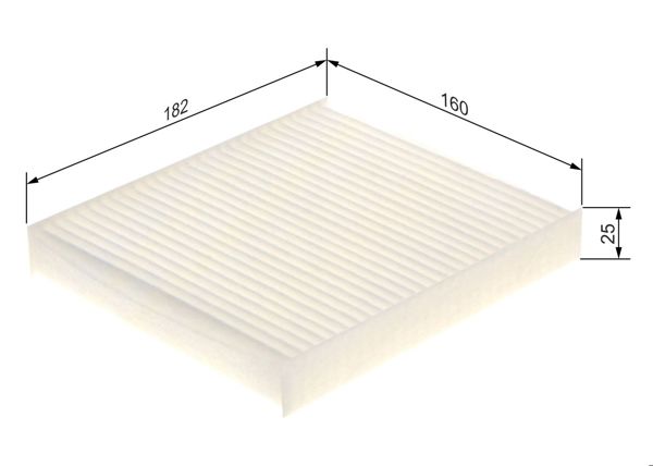 BOSCH 1987435076 | Filtre Polen (Kia Soul 09 /)