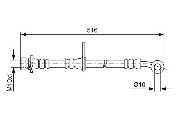 BOSCH 1987481730 | Fren Hortumu (Honda