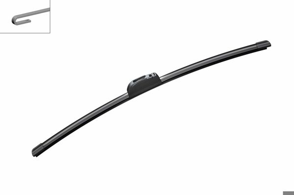 BOSCH 3397008537 | Silgi Süpürgesi Tek 55Cm Klasık Kancalı Muz Aerotwın