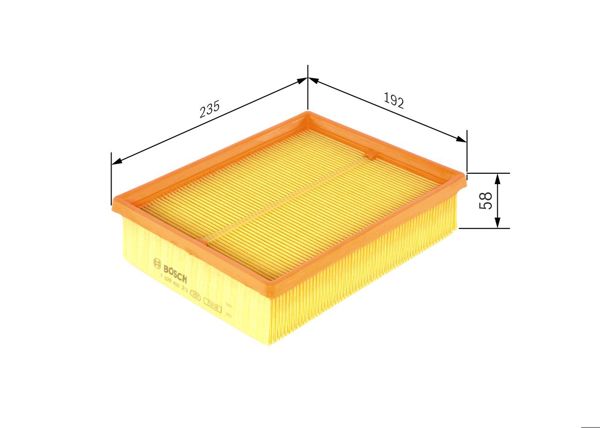 BOSCH F026400212 | Hava Filtresi Sonata V (Nf) 05-102.0 Vvti Gls Sonata 06-2.0 VVTI