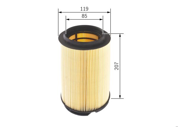 BOSCH F026400299 | Hava Filtresi (Mini Cooper R50-R52-R53 / W11)