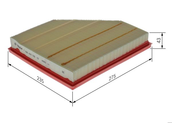BOSCH F026400709 | Hava Filtresi 19 > 3-Seri (G20)