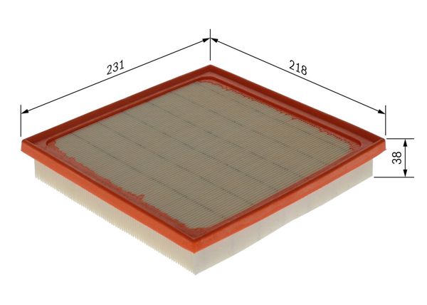 BOSCH F026400743 | Hava Filtresi Subaru Forester 2.0 2.5 18-Xv 1.6 2.0 18 -