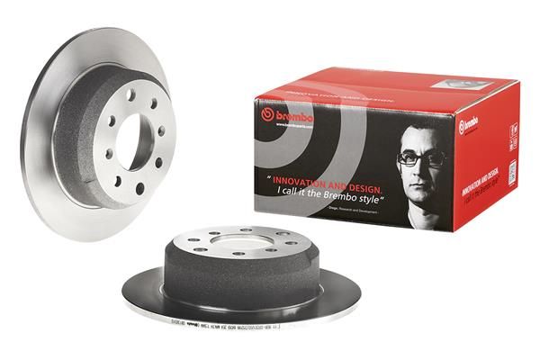 BREMBO 08.1365.10 | Fren Diski Arka Standard Alfa Romeo | 2 Adet