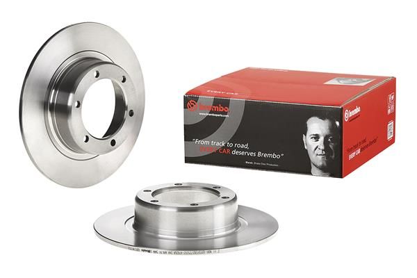 BREMBO 08.1741.10 | Fren Diski Ön Standard Citroen | 2 Adet