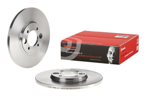 BREMBO 08.2557.10 | Fren Diski Arka Standard Jaguar | 2 Adet