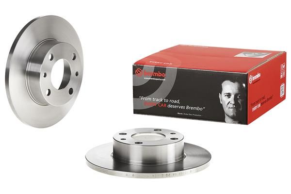 BREMBO 08.3636.10 | Fren Diski Ön Arka Standard Fiat | 2 Adet