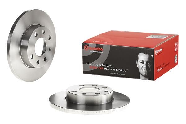 BREMBO 08.4475.10 | Fren Diski Ön Standard Opel | 2 Adet