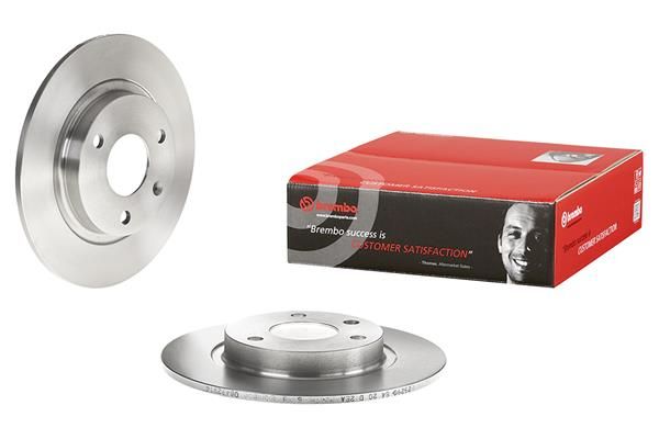 BREMBO 08.4929.14 | Fren Diski Ön Standard Peugeot | 2 Adet