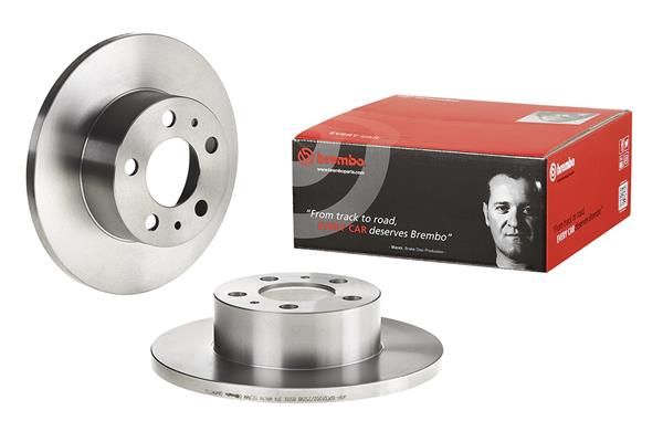 BREMBO 08.4982.10 | Fren Diski Ön Standard Volvo | 2 Adet