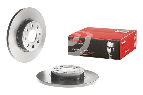 BREMBO 08.5086.21 | Fren Diski Ön UV Coated Fiat | 2 Adet