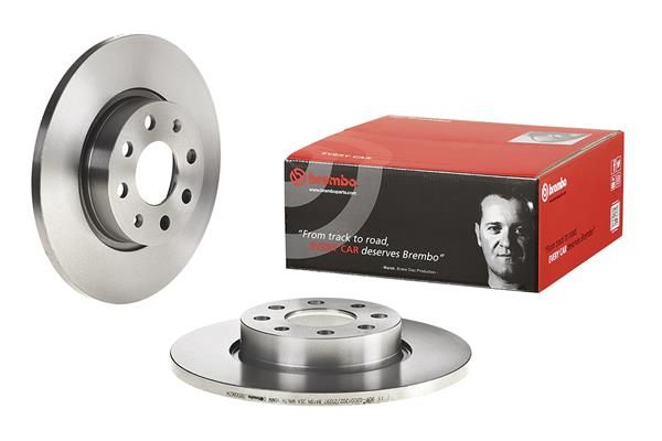 BREMBO 08.5086.34 | Fren Diski Ön Standard Opel | 2 Adet