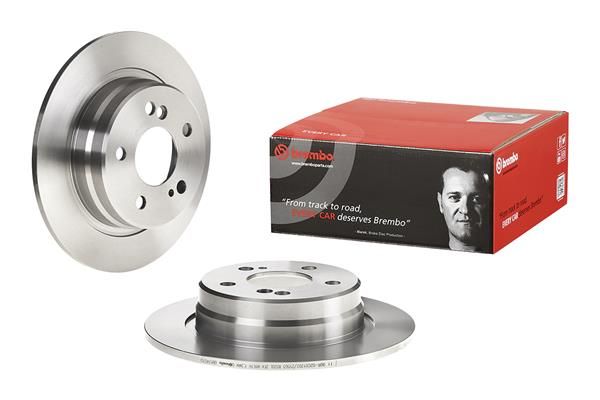 BREMBO 08.5346.10 | Fren Diski Arka Standard Mercedes-Benz | 2 Adet