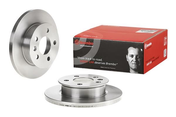 BREMBO 08.5396.10 | Fren Diski Ön Standard VW | 2 Adet