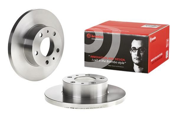 BREMBO 08.5905.14 | Fren Diski Ön Standard Fiat | 2 Adet