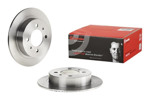 BREMBO 08.6899.10 | Fren Diski Arka Standard Nissan | 2 Adet