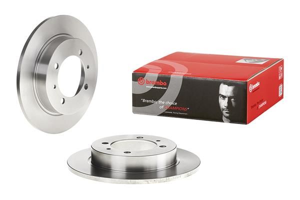 BREMBO 08.7042.10 | Fren Diski Arka Standard Volvo | 2 Adet