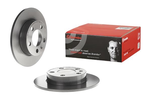BREMBO 08.7165.11 | Fren Diski Arka (VW Golf 98-06 Polo 02-Audi A1 19-Seat Ibiza 02 -)-232×90 5×100 | 2 Adet