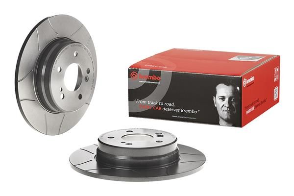 BREMBO 08.7211.76 | Fren Diski Arka Max Mercedes-Benz | 2 Adet