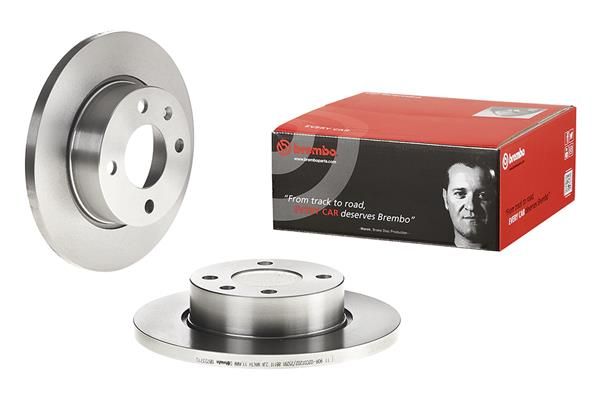 BREMBO 08.7237.10 | Fren Diski Ön Standard Skoda | 2 Adet
