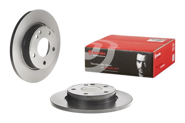 BREMBO 08.7358.11 | Fren Diski Ön UV Coated Mercedes-Benz | 2 Adet
