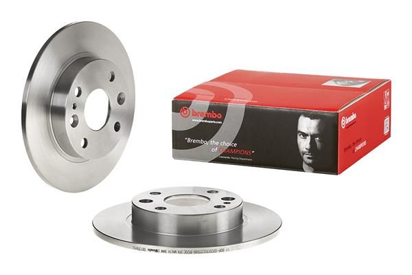 BREMBO 08.7378.10 | Fren Diski Arka Standard Mazda | 2 Adet