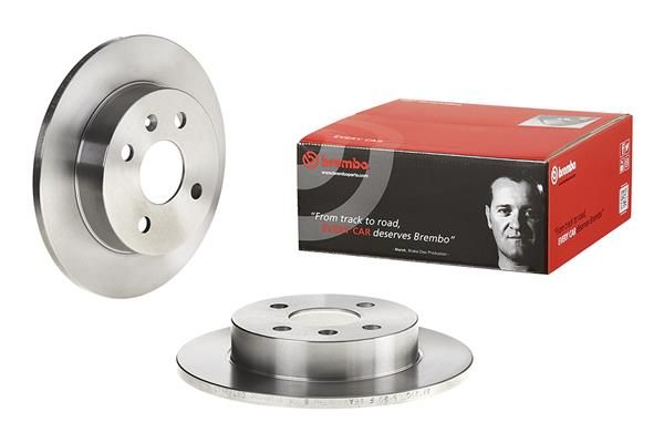 BREMBO 08.7626.10 | Fren Diski Arka Standard Opel | 2 Adet